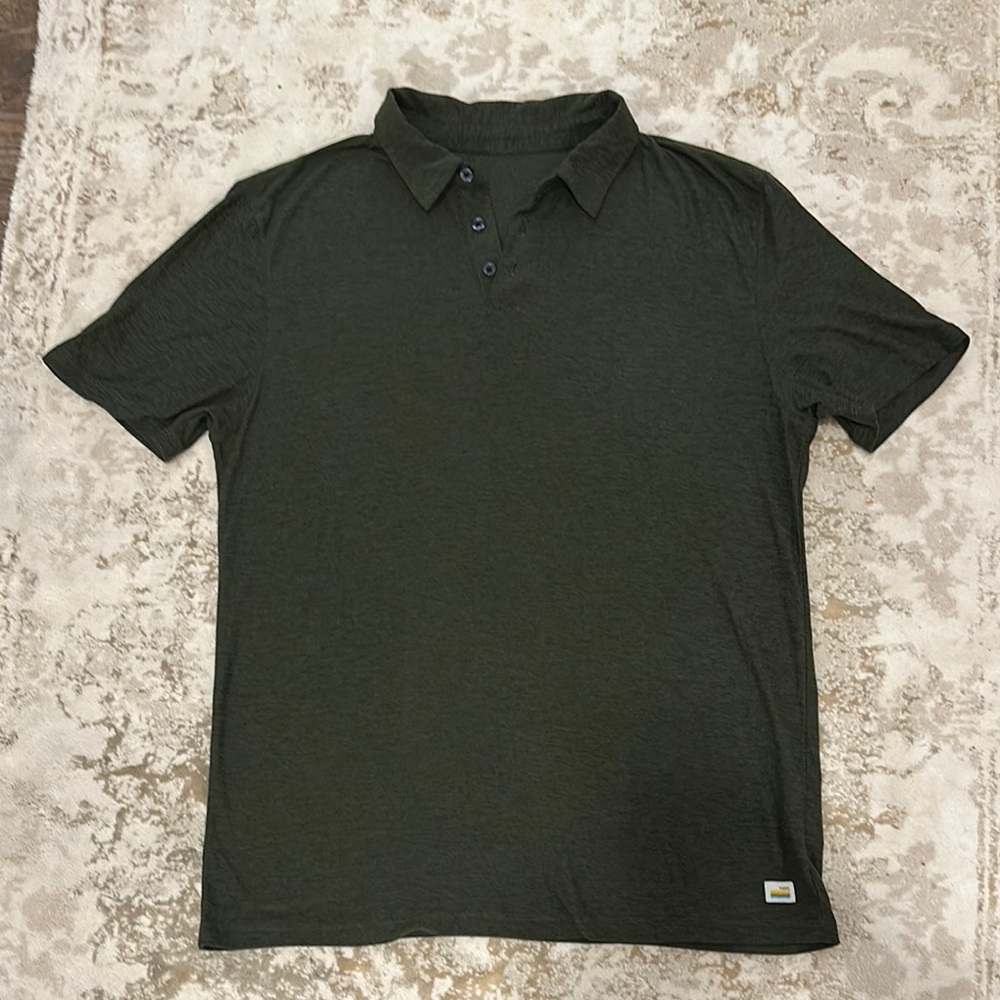 Vuori Green Polo Shirt Classic Style